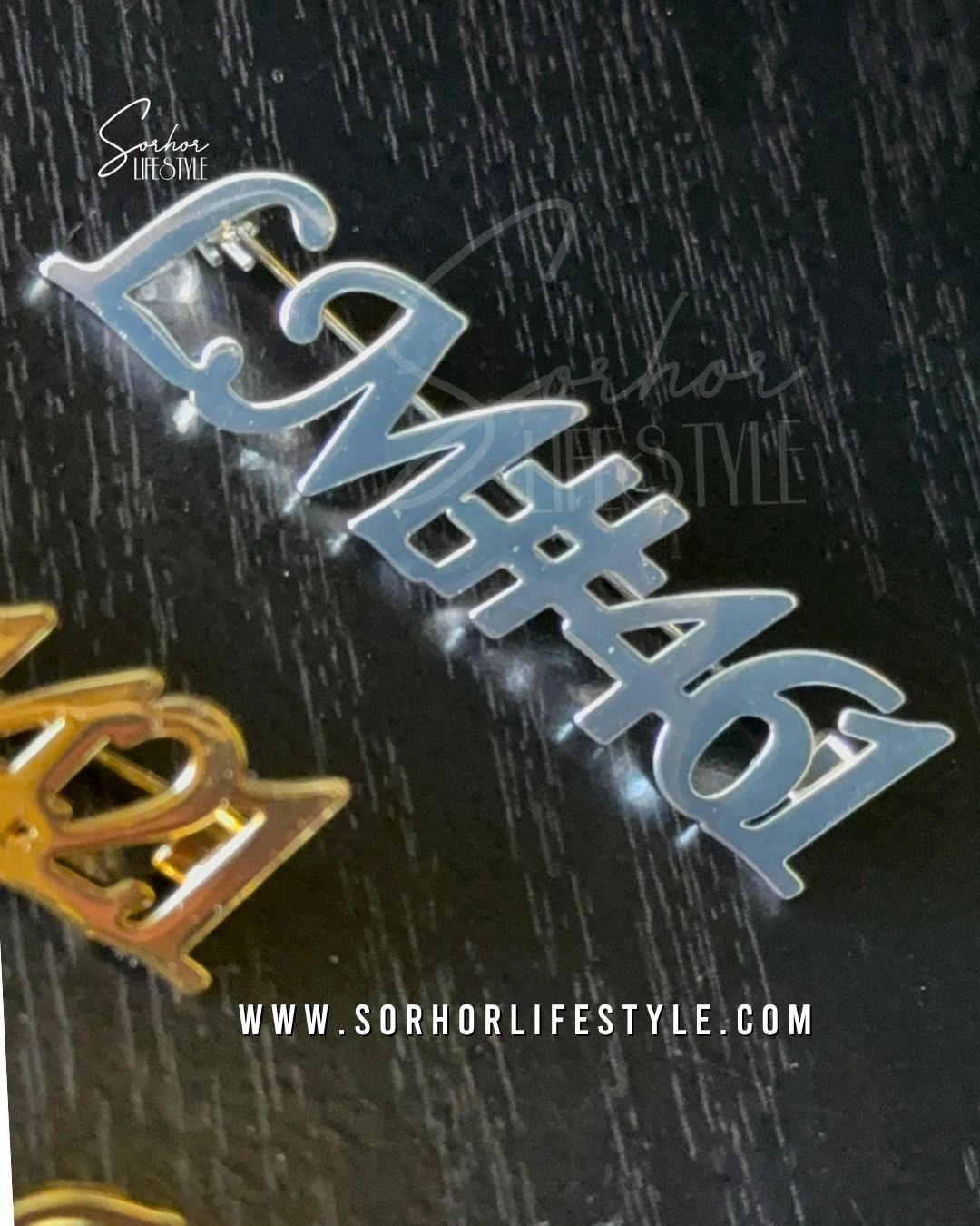 Life Member Number Brooch (3-6 weeks)