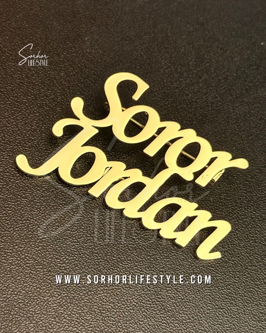 Custom Last Name Brooch (3-6 weeks)