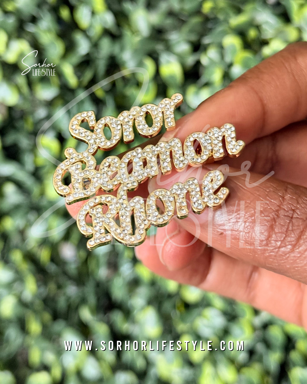 Custom Last Name Brooch (3-6 weeks)