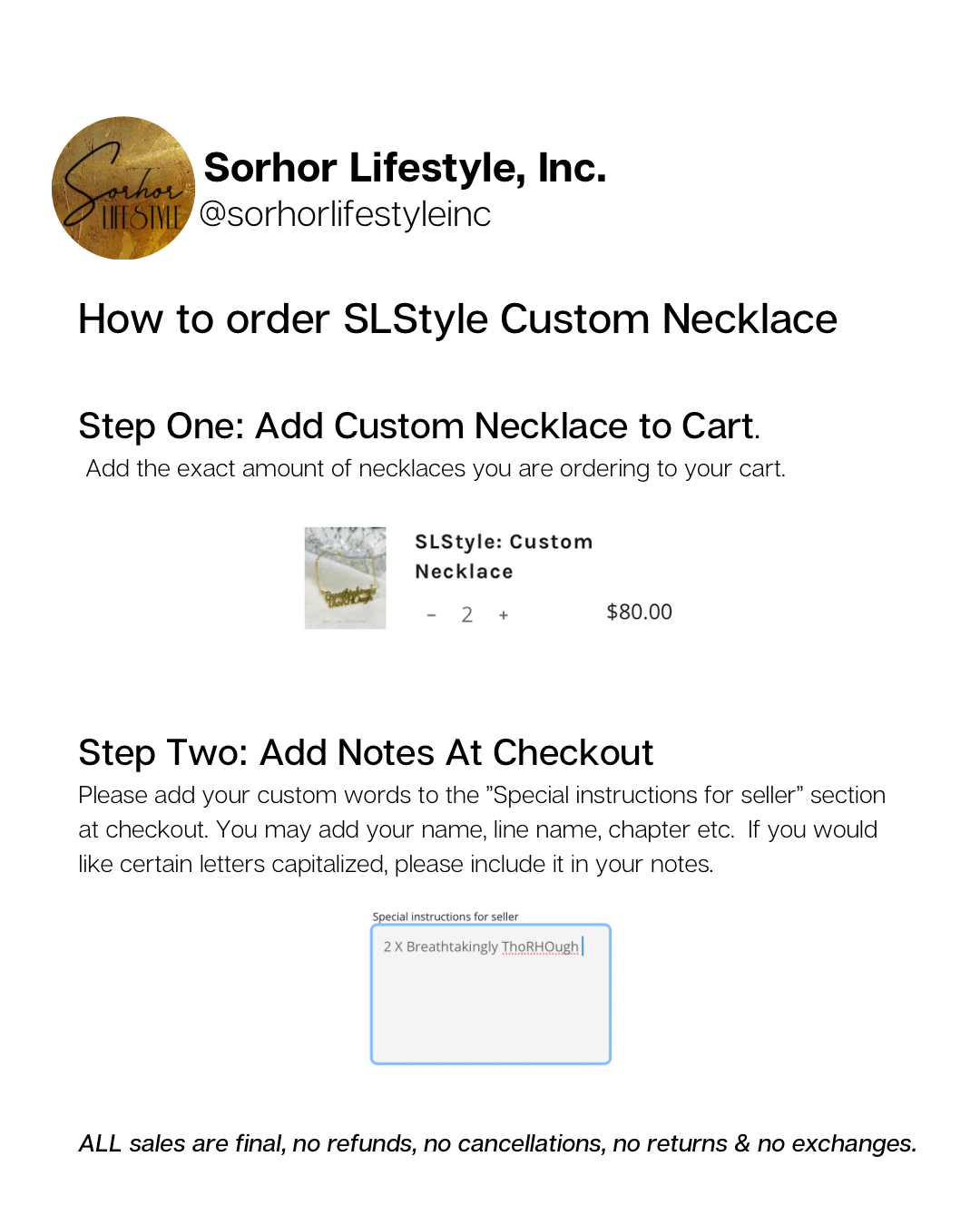 SLStyle: Custom Necklace