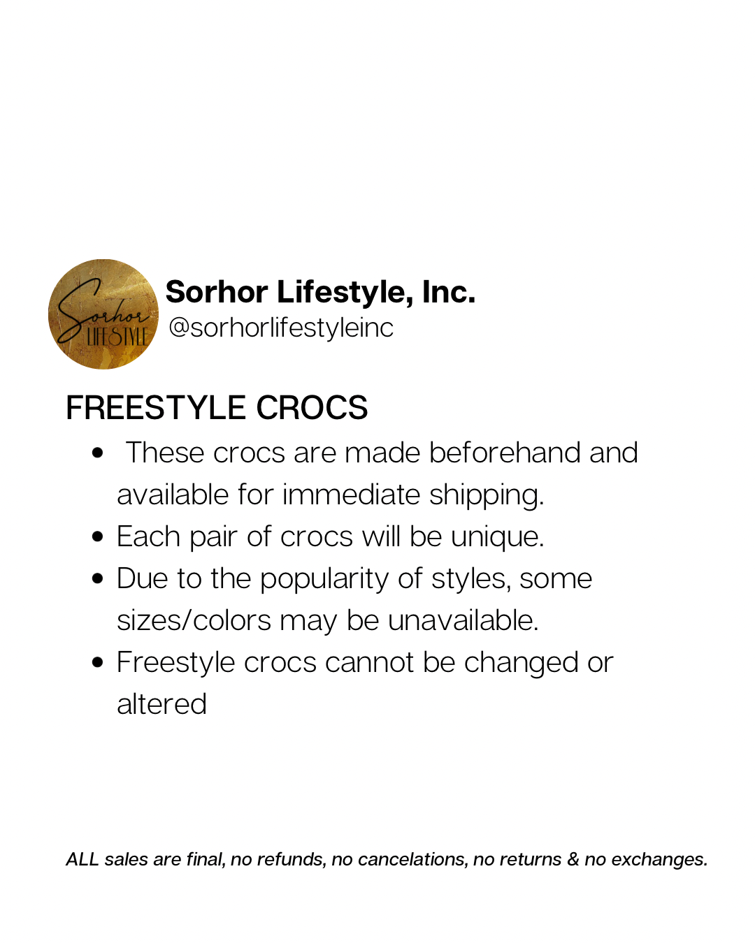 Freestyle Crocs