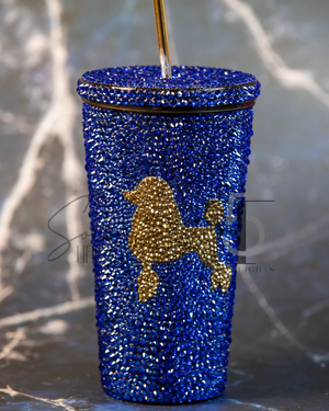 SLStyle X FiveFlightsNYC Bling Tumblers Poodle